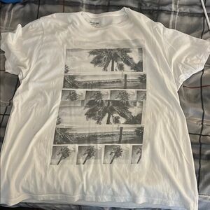 Moschino White Graphic Men's Shirt